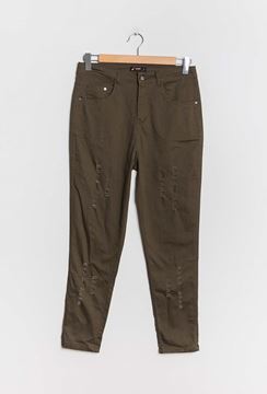 Immagine di JEANS LIKE TROUSER WITH STITCH KHAKI